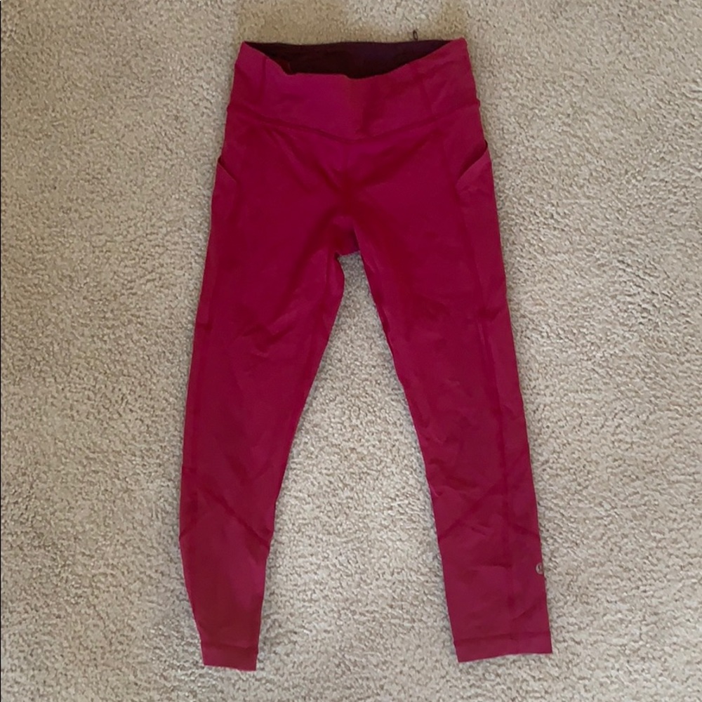 Lulu lemon berry 25” leggings
